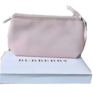 Burberry Pink Toiletry Case Travel Bag